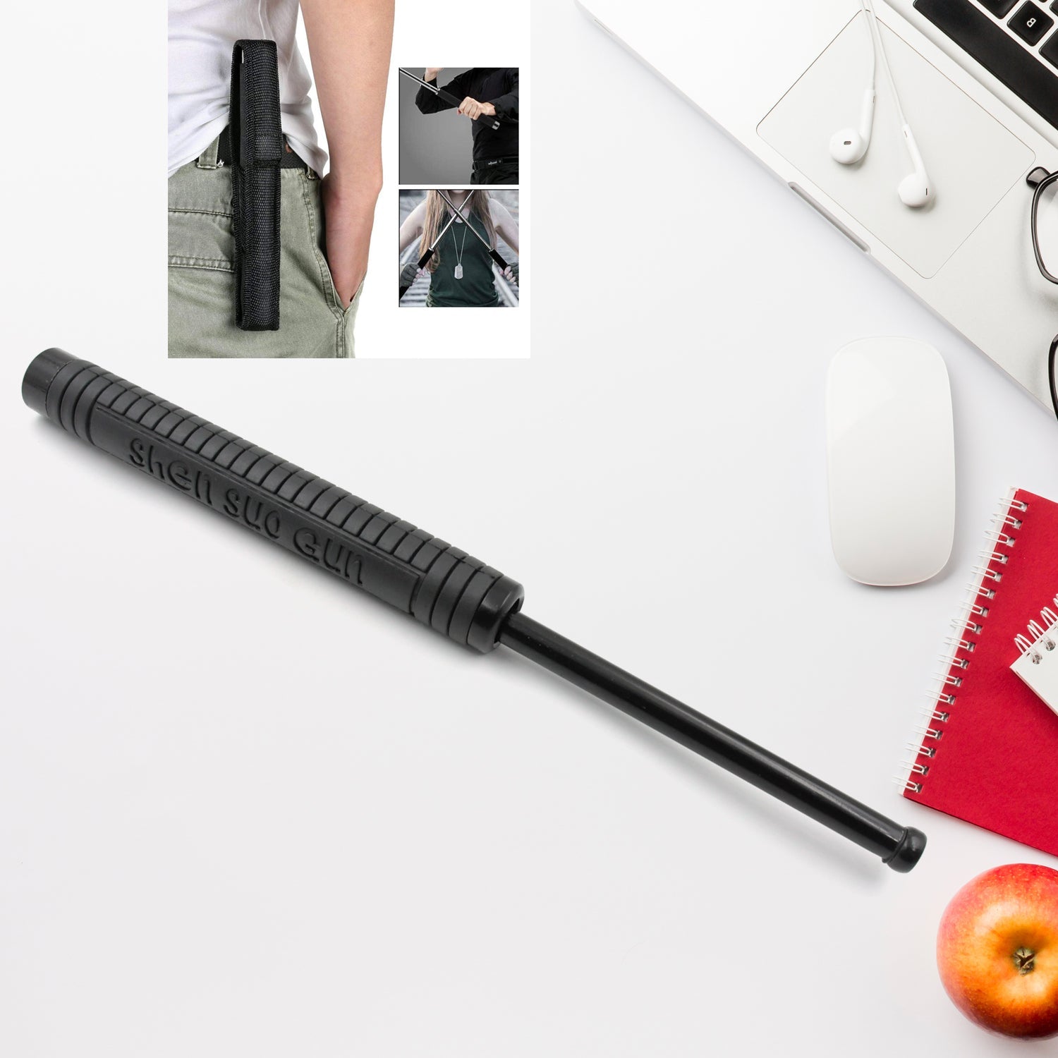0581 DIY Self-Defense Stick Safety Survival Emergency Outdoor Safety Protection Rod, Multi-Function Collapsible Walking Hiking Emergency Self Defence Tool Extended for Men and Women (50 Cm) 0581 DIY Self-Defense Stick Safety Survival Emergency Outdoor Safety Protection Rod, Multi-Function Collapsible Walking Hiking Emergency Self Defence Tool Extended for Men and Women (50 Cm)